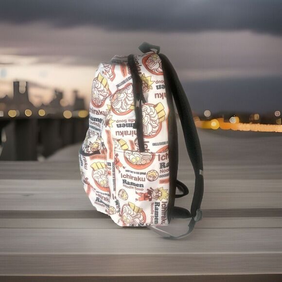 -Naruto Ichiraku Ramen Noodle 17" Backpack with Laptop Sleeve,& bottle pocket - Picture 2 of 8